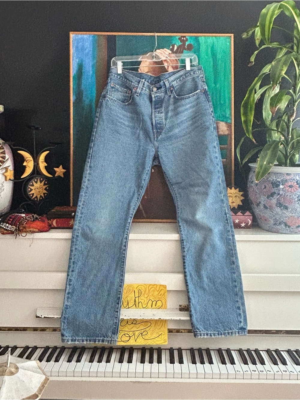 Levi’s 501 Original Fit W31 L30 Medium Wash Straight Leg Jeans